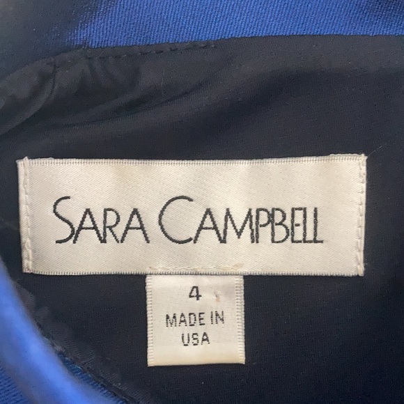 Sara Campbell blue dress with bow - Picture 4 of 8